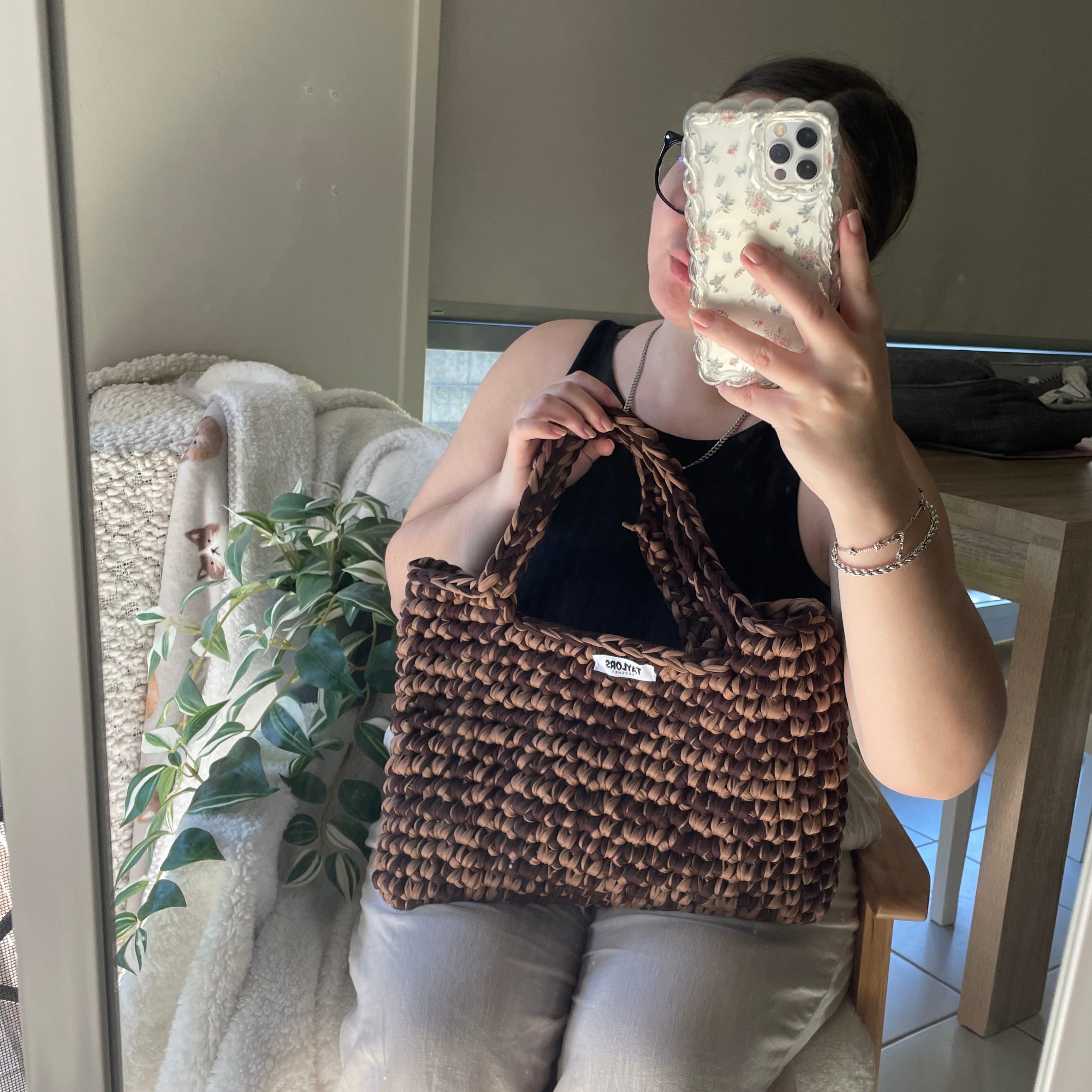 The XL Tote Bag - Chocolate/Brown