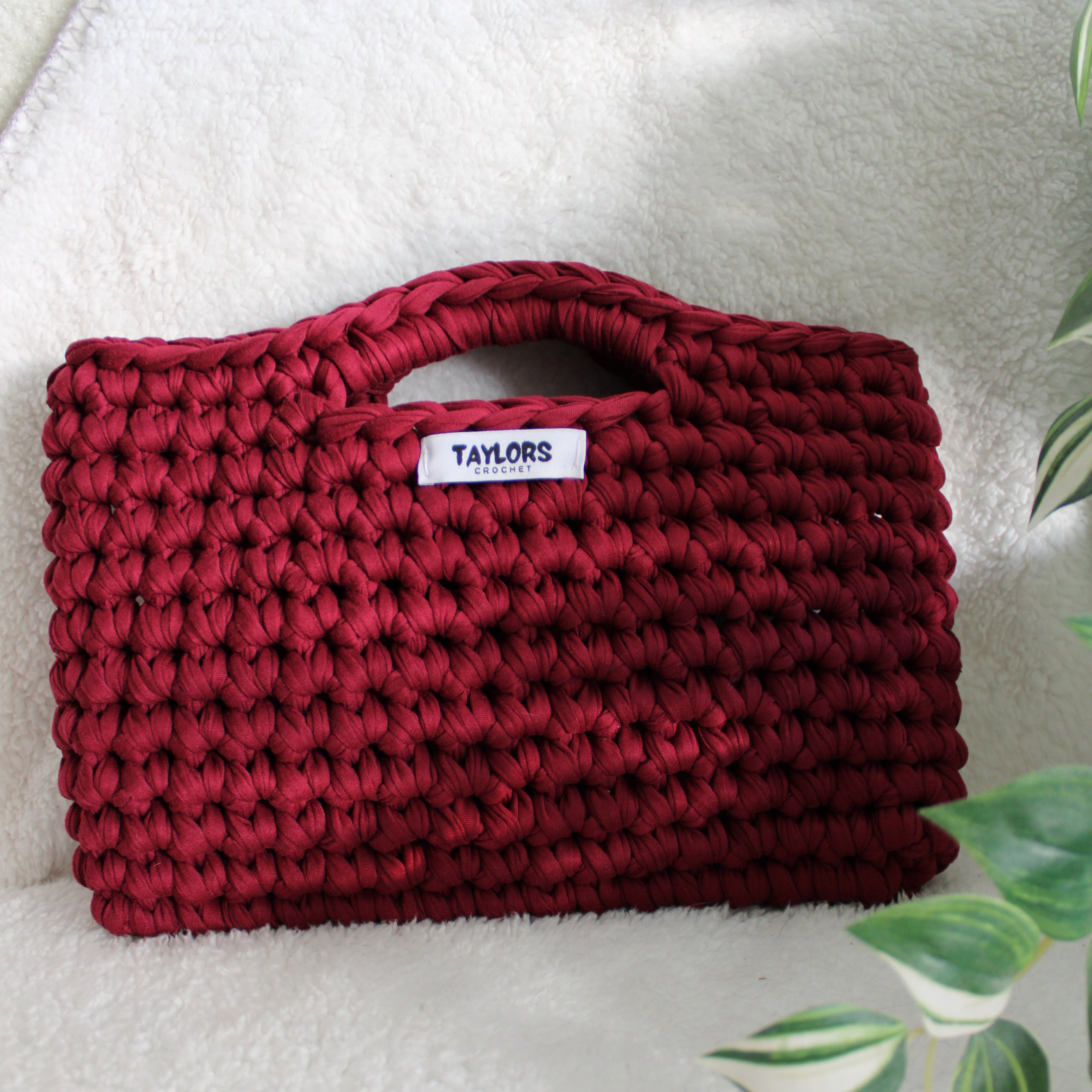 The Maisie Tote Bag - Cherry Red