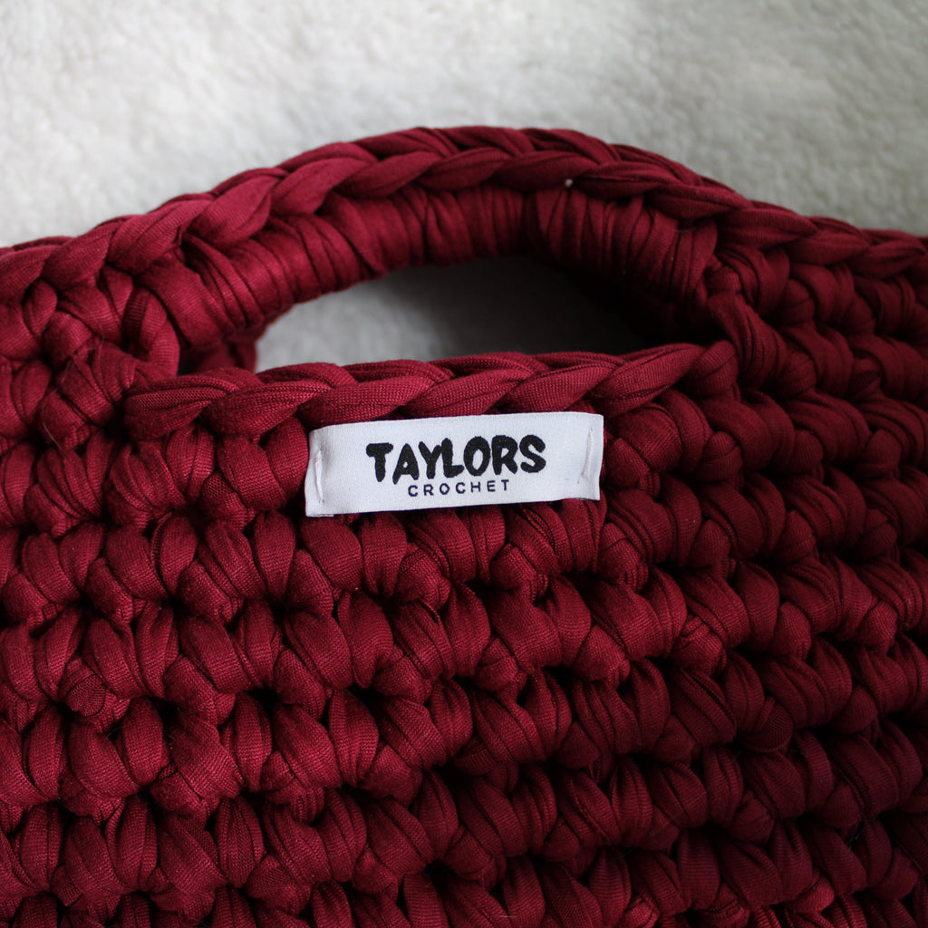 The Maisie Tote Bag - Cherry Red