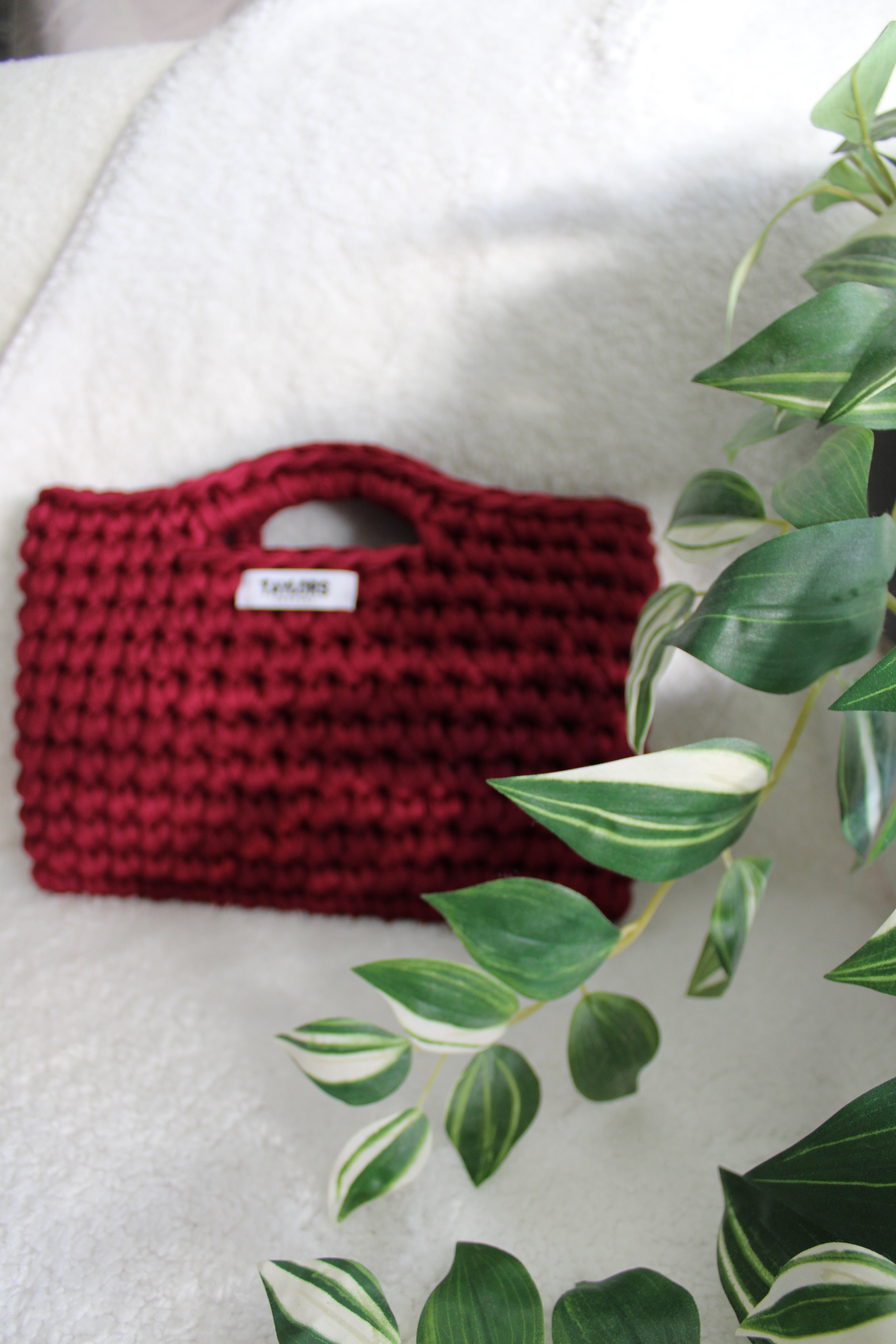 The Maisie Tote Bag - Cherry Red