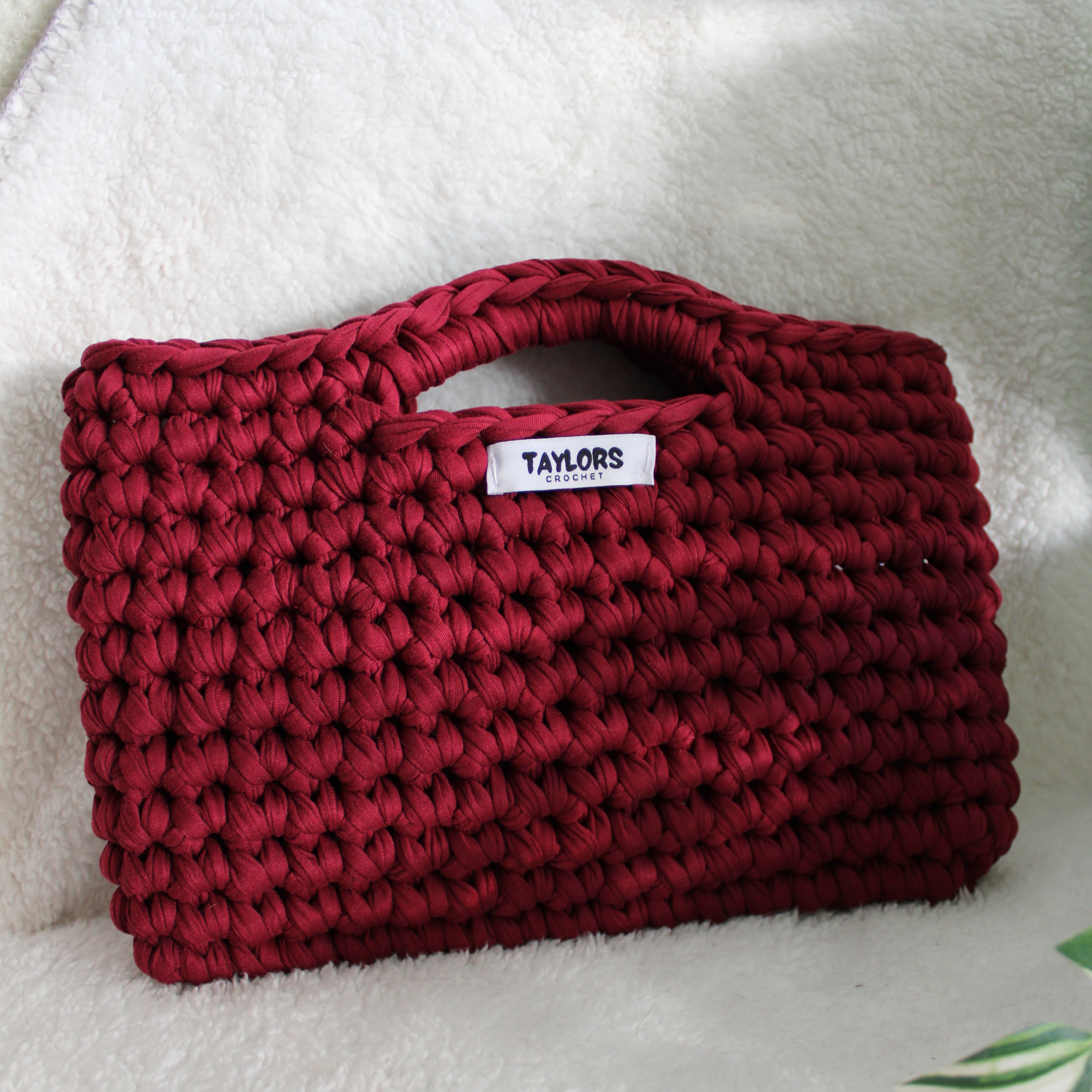 The Maisie Tote Bag - Cherry Red
