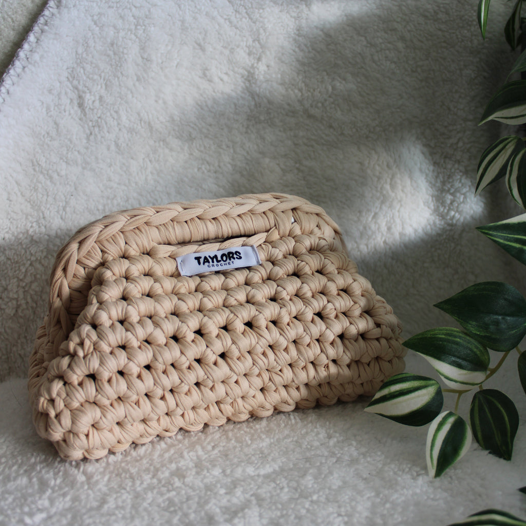 The Mini Martini Clutch Bag - Sand