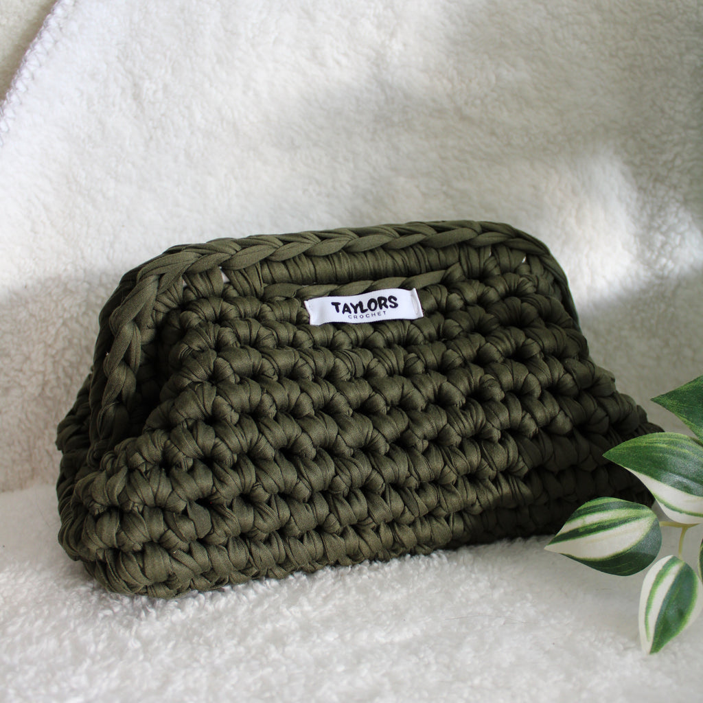 The Martini Clutch Bag - Khaki
