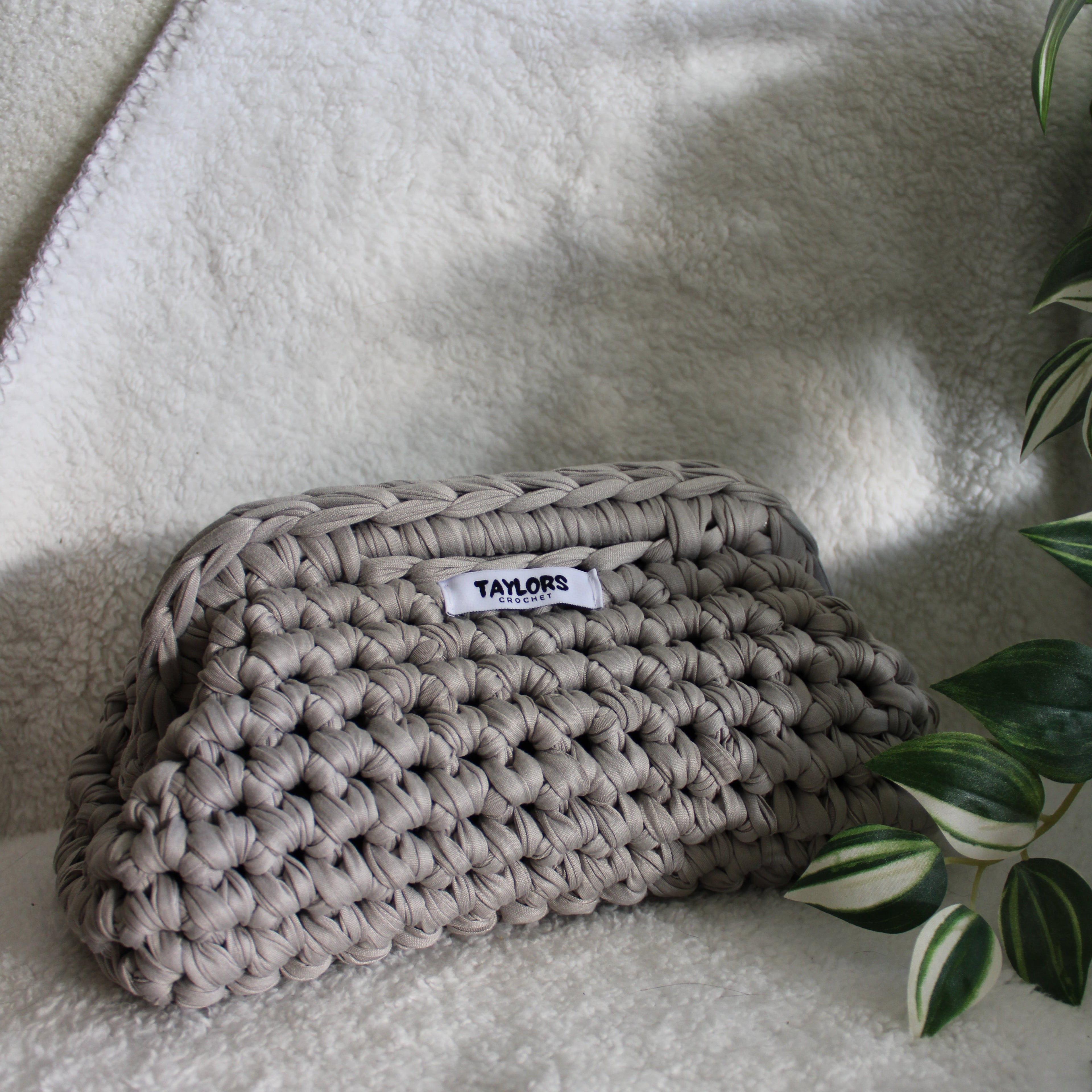 The Martini Clutch Bag - Stone