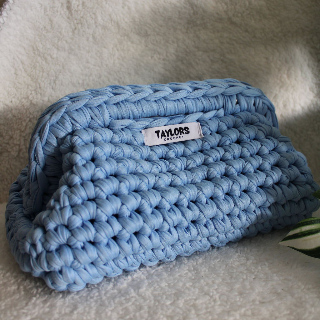 The Martini Clutch Bag - Sky Blue