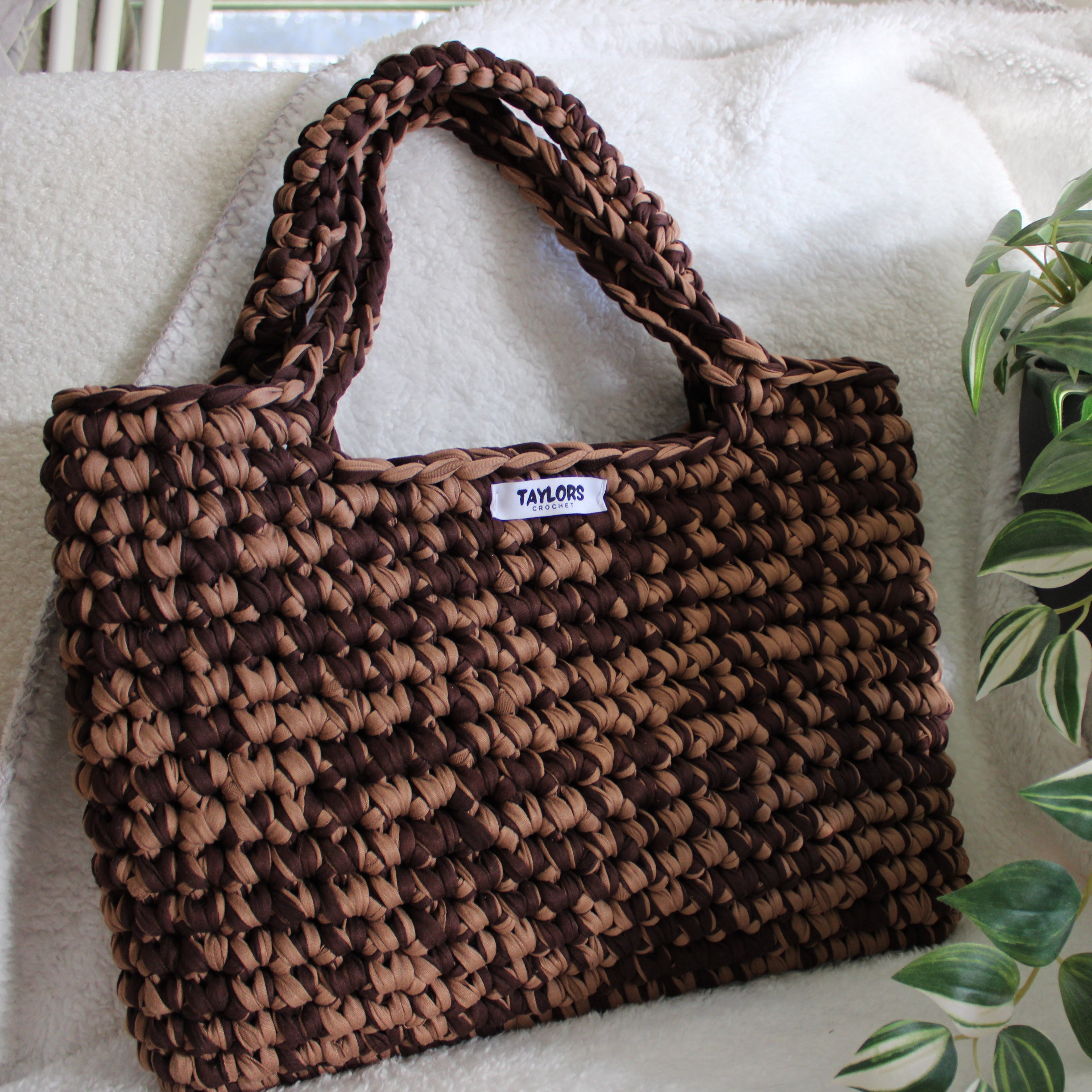 The XL Tote Bag - Chocolate/Brown